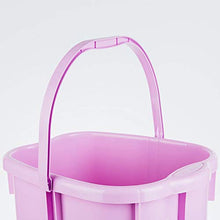 Massaggiatori Elettrici per I Piedi Pediluvio Massaggiatore Vasca Plastica Casa per Massaggi Spessi Secchio per Lavaggio Piedi con Coperchio ZHANGGUOHUA (Color : Purple)