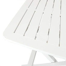 FAMIROSA Set da Bistrot 3 pz in Plastica Bianco