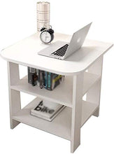 TONG HXF- Divano Tavolino Tavolino da caffè Camera da Letto Comodino Piccolo Tavolino in Legno Rack di Stoccaggio A 3 Strati Durevole (Color : A, Size : 40 * 50cm)