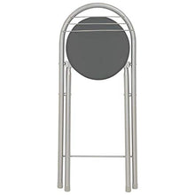 Set da Bar 3 Pezzi con Ripiani, Tavolo e 2 sedie per Case, Giardini, Bar, Pub o ristoranti Blackbarbar in Legno e Acciaio