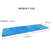 Kuingbhn Materasso da Terra Materasso Pieghevole Playmat Portatile Pieghevole Giudizi Chair Z Bed Traspirante e Lavabile 5 cm di Spessore per casa, Piano, dormitorio per Studenti, Letto