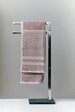 WENKO Piantana portasalviette Slate Rock acciaio inossidable - porta asciugamani, Acciaio inossidabile, 43.5 x 86.5 x 20 cm, Satinato