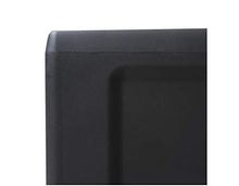 Armadietto basso da giardino, con 1 ripiano, colore: nero, 65 x 38 x 87 cm