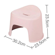 stool Fashion Sgabello da Bagno in plastica Piccola Panca Sgabello da Bagno Ispessimento for Uso Domestico Creativo Carino Sgabello Basso (Color : A)