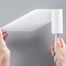 LLQM Tearable Clothes Drum Hair Remover, Dust Paper to Remove Clothes Dust, Hair Sticking Device, Suitable for Many Places
