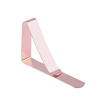 Agatige Clip per tovaglia da Esterno per tavoli all'aperto, Clip per Tavolo da Picnic per Feste Matrimoni Tovaglia da Campeggio per Banchetti(Oro Rosa)