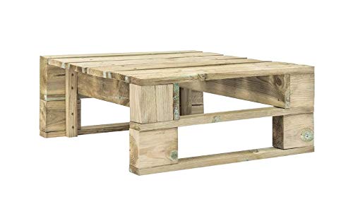 Pissente, panchina poggiapiedi da giardino, decorazione tavolino rustico in legno, per soggiorno, caffè, giardino, cortile, terrazza