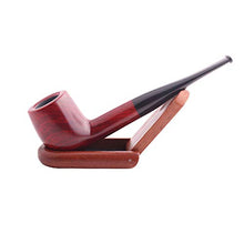 Set da fumo per uomo portatile in legno massello di sandalo classico in mogano, A2