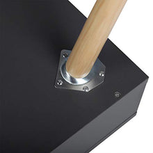 eSituro Set 2 Comodini da Camera da Letto Grigi Tavolino da Divano con Cassetti Gambe in Legno 40x40x50 cm SCD0153-2