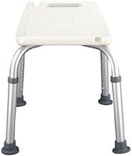Sgabello per Doccia Sgabello da doccia Bagno Seat Sgabello da bagno Sedia da bagno - Altezza regolabile - antiscivolo - Alluminio leggero - Anziani Donne disabili Sedia da bagno per donna incinta