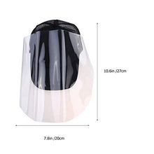 Garneck Visiera di Sicurezza Berretto da Baseball Cappello Antiappannamento Protezione degli Occhi Cappello Staccabile Visiera Anti-Splash Visiera per Esterno (Nero)