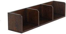 Una partizione mensola di Legno Organizzatore unità di libreria di visualizzazione consistenza compatta di Alta qualità più CD Wide Range griglia Aree di Quercia Bianca