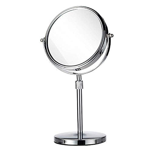 Specchio Specchio per Il Trucco, Specchio ingranditore 3X Specchio per Il Trucco Illuminato con luci e ingrandimento, Touch Screen Specchio per Il Trucco Specchio per Il Trucco su Supporto