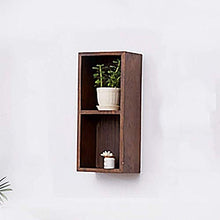 RCLD Una partizione mensola di Legno di faggio Libreria Materiali di Alta qualità Strato cubo unitario Esporre Amichevole Vernice di Legno, Materiale di Legno: Quercia (Color : Walnut Color)