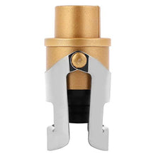 Tarente Acciaio Inossidabile di Champagne Tappo della Bottiglia Plug Sealer Push-Tipo Gonfiabile Spina del Vino (Golden)
