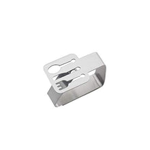 CLISPEED 4 Pezzi Clip per Tovaglia Decorativo in Acciaio Inox Copriletto Morsetto Supporto Clip per Tavolo da Picnic Flessibile Ideale per Picnic Tendoni Matrimoni Festa di Laurea