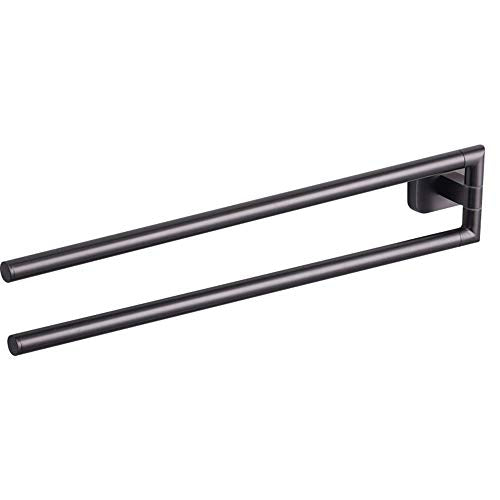 appendiabiti a torre Asciugamano, umidità Impermeabile, carico Forte, punzonatura, Asciugamano, portasciugamani (Color : Black Punch)