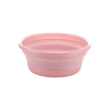 George zhang Bacino Pieghevole lavabo Portatile Bacino di plastica lavabo in Silicone per Bambini lavandino Bacino pediluvio Studente Bacino di Viaggio di Grandi Dimensioni,Pink
