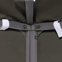 vidaXL Copertura Superiore per Gazebo a 2 Strati 310g/m² Talpa Tetto Tendone