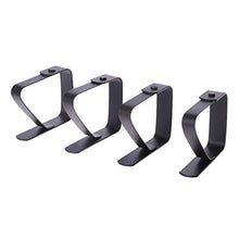 AERVEAL Clip Fissa, 4 Pezzi in Acciaio Inox Copertura tovaglia Clip Supporto Morsetto Fornitura per Picnic Party