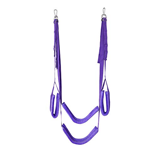 zxytg Swing per Coppie - Swing SM Bondage e Asta di Sostegno in Acciaio Inossidabile Swing Giocattoli sessuali (può sopportare 150 kg)