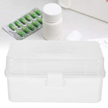 TMISHION Scatola portaoggetti per Medicina Domestica Portatile con Custodia Portatile, con Maniglia Portatile, 2 Dimensioni(L)