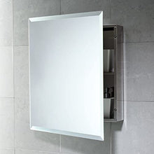 Kiamami Valentina ARMADIETTO CONTENITORE CON SPECCHIO PER BAGNO IN ACCIAIO INOX