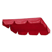 Dbtxwd alla Pioggia Protezione Anti-UV per parapolvere per Sedile a Dondolo 2 e 3 posti Dimensioni,Rosso,142x120x18cm