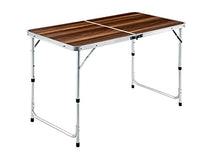 Tavolo da campeggio pieghevole con 4 sedie da giardino, 60 x 120 x 70 cm