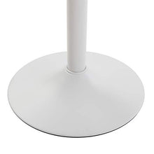Versa Zena Sgabello Alto da Bar, Rotante, Misure (A x L x l) 81,5 x 35 x 35 cm, Acciaio, Color Bianco