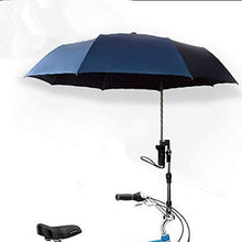 KIKILIVE Ombrello Versa Brella per tutte le posizioni con morsetto universale, ombrello da bicicletta, con clip per ombrello