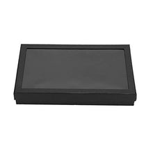 NATRUSS 8.7 * 5.9 * 1.2 Pollici Contenitore per Gioielli Contenitore per Gioielli Contenitore per Gioielli Comodo Ufficio Portatile Robusto e Durevole per la casa(Black)