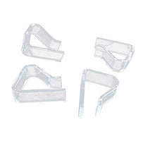 4 Pezzi Clip di Tovaglia Plastica, Fermatovaglia Trasparente Supporto per Morsetti per Festa Picnic (10pcs)