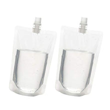 Cabilock 50 Pezzi Sacchetto di Plastica per Liquori Boccette per Bevande in Piedi Contenitore per Bevande Occultabile Estrarre I Sacchetti di Succhi per Bevande per Alcolici 100 Ml