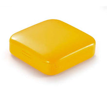 DOITOOL Contenitore per pillole da viaggio, 4 pezzi, quadrato, portapillole portatile, portapillole giornaliero