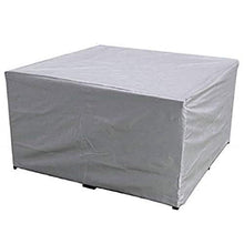 DIANPU Copertura per Mobili da Giardino, Copertura Impermeabile E Antipolvere per Giardino Interno Ed Esterno, Copertura Antipolvere Combinata per Tavolo E Sedia (180 * 120 * 74cm,Argento)