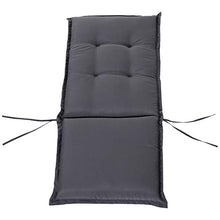 Outsunny HOMCOM Set 2 Cuscini per Sedia a Sdraio da Giardino, Materassini Imbottiti Impermeabili Antimuffa Antiscivolo 120x50x6cm
