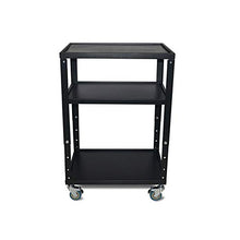 Quattro Ruote portatile strumento di archiviazione Carrello Scaffale, scaffale metallico mobile conveniente, leggero, grande capacità ufficio casa nero 63X46X110 CM Utility Cart ( Color : Black )