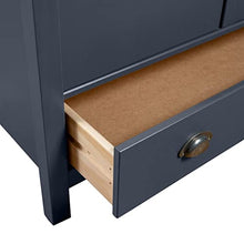 vidaXL Armadio a 2 Ante Hill Range Grigio 89x50x170cm Massello di Pino