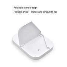 Lo Specchio a LED ha portato Lo Specchio per Il Trucco 28 Lampada a LED Perline Luce Morbida dimmerazione Continua Ricarica con Design a Staffa Pieghevole