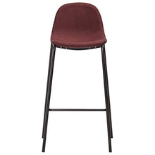 UnfadeMemory Set da Bar Set di mobili per Cucina, Mobili da Bar Tavolo 5 pz in Tessuto Vino Rosso