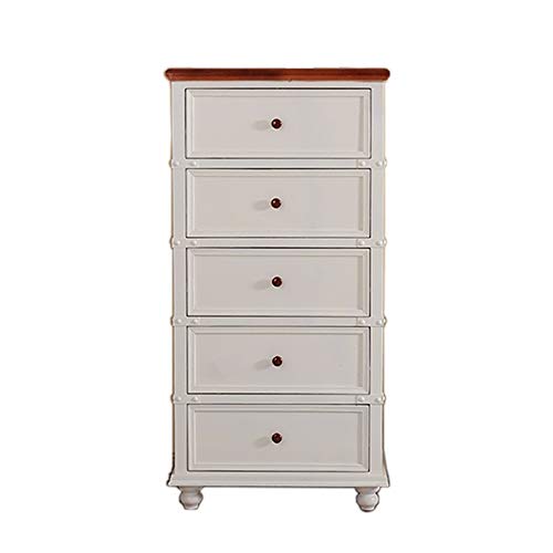 Heqianqian Cassettiera A Credenza Grande capacità Nordic in Legno Massiccio Cassettiera Governo di immagazzinaggio del cassetto di immagazzinaggio Bianco Camera Mobili per Camera da Letto