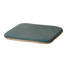 Cuscini per sedie imbottiti in memory foam, cuscini per sedie da pranzo per interni Cuscino per sedili da esterno Mobili da giardino Cuscino per ufficio premium con lacci-Blu 45x45cm (18x18In)
