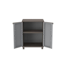 TERRY Jrattan 68 Armadio Basso in Plastica Tuttopiani, Grigio/Tortora, 68X37,5X91,5 cm