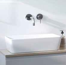 VBChome Moduo, collezione Crea 35, 35 cm x 35 cm x 13,5 cm, lavabo, in ceramica, per bagno e WC