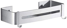 HTL Scaffale di stoccaggio Bagno Rack Libero Punching Spazio Alluminio WC Piazza Cestino WC Lavabo Rack Facile da Installare