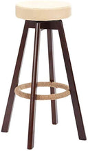 LWW Sedie, sgabelli di legno per la casa, spugna piattaforma girevole Multi-Purpose di svago Bar Assemblea sedia sedia da pranzo,B,32 * 65