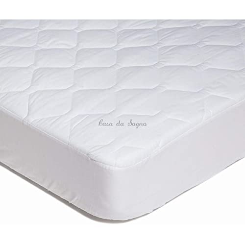 Caleffi Comfort antiacaro Coprimaterasso, Cotone, Unica, Singolo, 18431, Caleffi