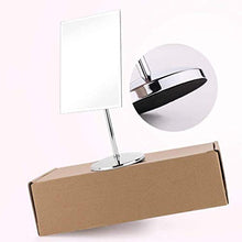 ZCM Specchio per Il Trucco, Specchio Quadrato Europeo Specchio per Trucco da Un Lato Specchio da Trucco HD 180 ° Specchio Rotante