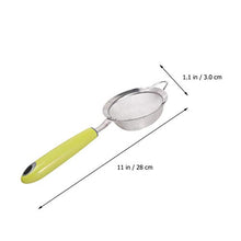 UPKOCH Setacci da Cucina in Acciaio Inossidabile a Maglia fine con Manici in plastica Antiscivolo Misura 10 cm